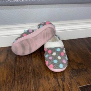 Wonder Nation Girls Polka Dot Slipper